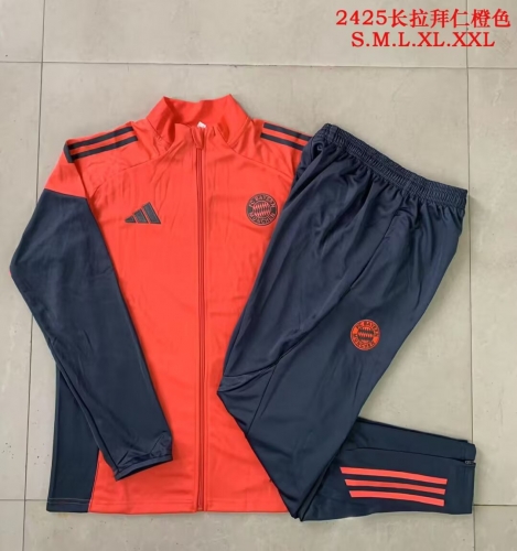 2025/26 Bayern Münche Orange Soccer Jacket Uniform-815