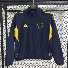 2025/26 BOCA Juniors Cyan Windbreaker Hoodies Top-47