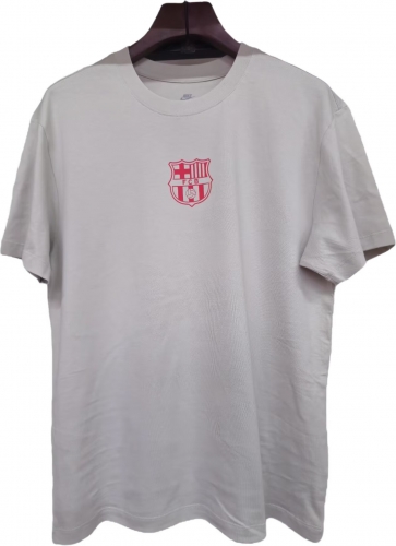 2025/26 Barcelona Gray Soccer T-Shirts-308