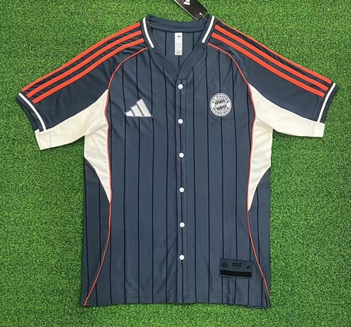 2025/26 Bayern München Black Soccer Baseball uniform AAA-510/23/320