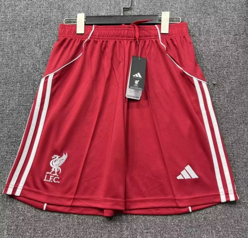 2025/26 Liverpool Home Red Thailand Soccer Shorts-315