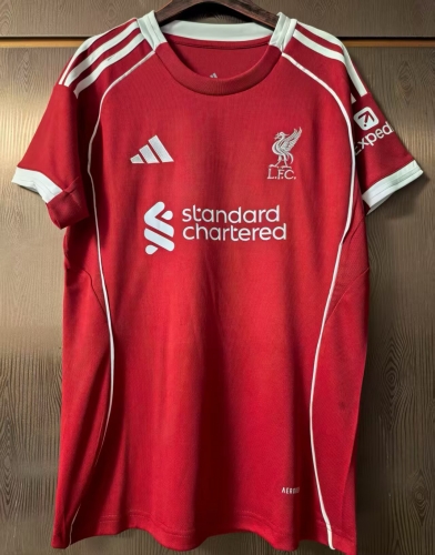 2025/26 Liverpool Home Red Thailand Female Soccer Jersey AAA-JJ