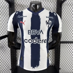 Player Version 2025/26 Monterrey Home White & Blue Thailand Soccer Jersey AAA-912/308/XY