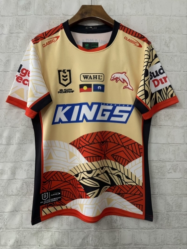 2025 Miami Dolphins Yellow Thailand Rugby Shirts-805