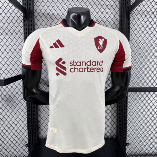 Player Version 2025/26 Liverpool Away White Thailand Soccer Jersey AAA-703/MY/27