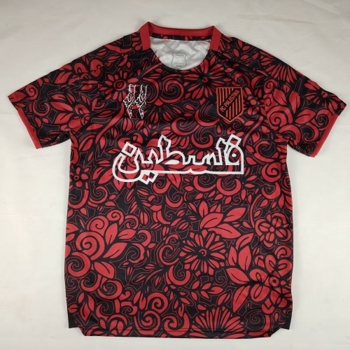 Camouflage 2025/26 Palestine Black & Red Thailand Soccer Jersey AAA-38