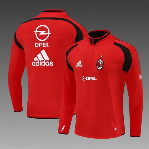 04/05 Retro Version AC Milan Red Thailand Soccer Tracksuit Top-801