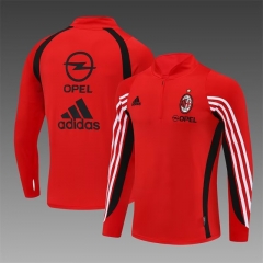 03/04 Retro Version AC Milan Red Thailand Soccer Tracksuit Top-801