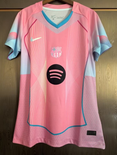 2025/26 Barcelona Pink Thailand Women Soccer Jersey AAA-JJ