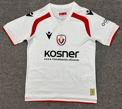 2025/26 CA Osasuna 2nd Away White Thailand Soccer Jersey AAA-1040/301