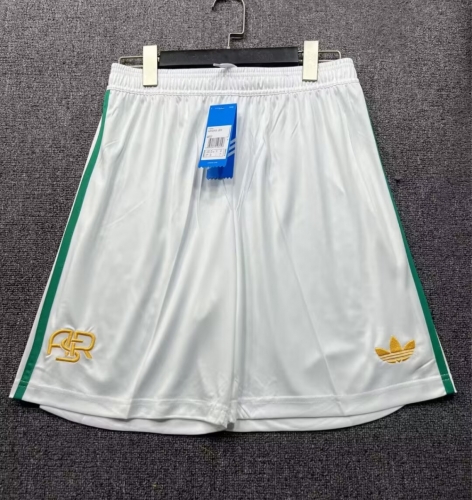 2025/26 Roma 2nd Away White Thailand Soccer Shorts-315