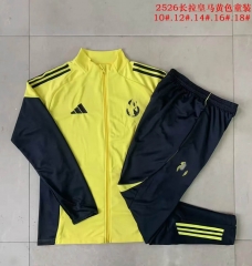 Kids 2025/26 Rea Madrid Yellow Kids/Youth Soccer Jacket Uniform-815