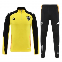 2025/26 Atlético Mineiro Yellow Soccer Tracksuit Uniform-418
