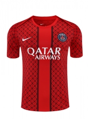 2025/26 Paris SG Red Thailand Soccer Training Jerseys-418
