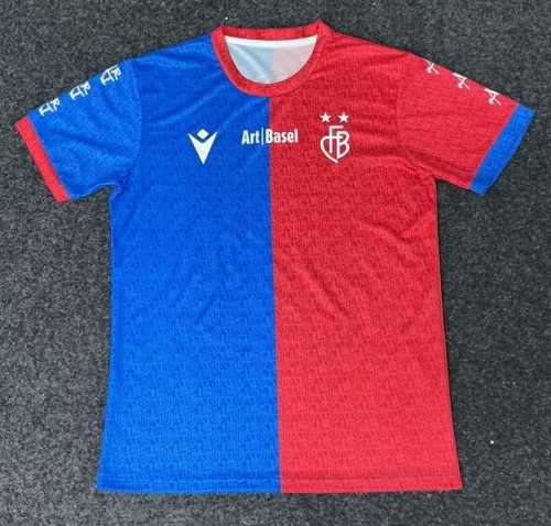 2025/26 Special Version FC Basel Red & Blue Thailand Soccer Jerseys AAA-23