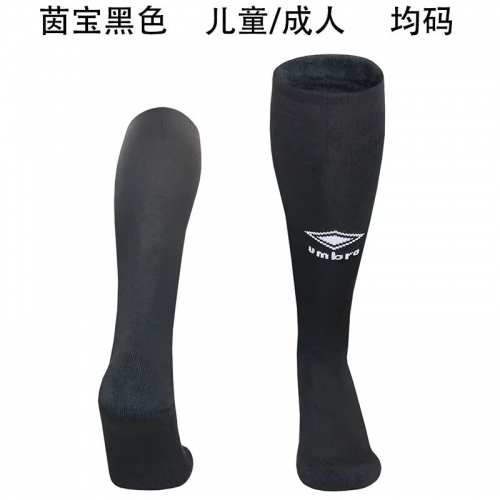 2025/26 Umbro Black Adult/Kids Thailand Soccer Socks
