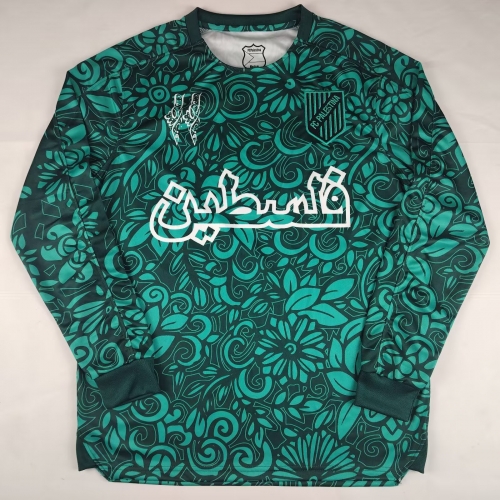 2025/26 Palestine Green Thailand LS Soccer Jersey AAA-38