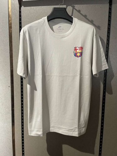 2025/26 Barcelona Gray Soccer T-Shirts-308