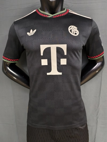 Player Version 2025-26 Bayern München 2nd Away Black Thailand Soccer Jersey AAA-703/MY/XY