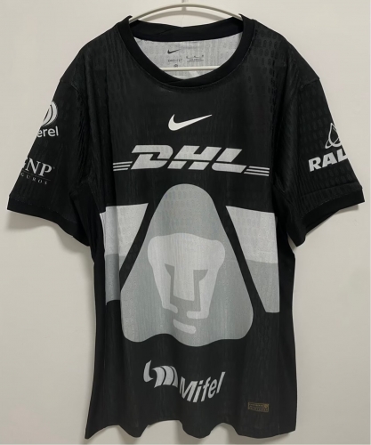 Player Version 2025/26 Pumas UNAM Goalkeeper Black Thailand Soccer Jersey AAA-912