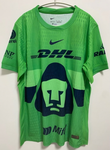 Player Version 2025/26 Pumas UNAM Goalkeeper Green Thailand Soccer Jersey AAA-912