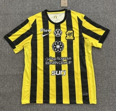 2025/26 Al-Ittihad Home Black & Yellow Thailand Soccer Jersey AAA-312