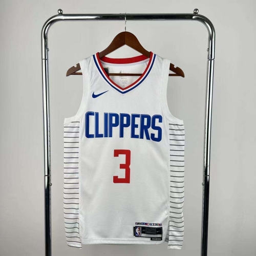 2023 Season Los Angeles Clippers White #3 Jersey-311
