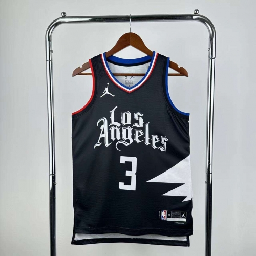 2023 Feiren Limited Version Los Angeles Clippers Black #3 Jersey-311