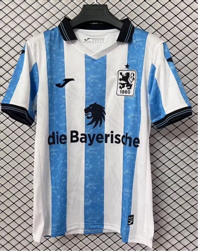 1860 Retro Version TSV 1860 München Home Blue & White Thailand Soccer Jersey AAA-95