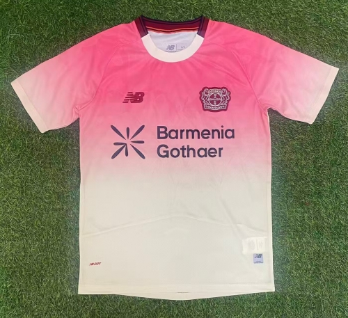 2025/26 Bayer 04 Leverkusen Away Pink & White Thailand Soccer Jersey AAA-416/417/1040
