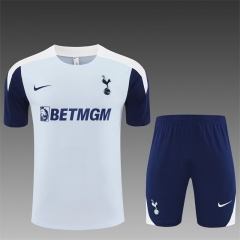 2025/26 Tottenham Hotspur Light Gray Thailand Soccer Tracksuit Uniform-801