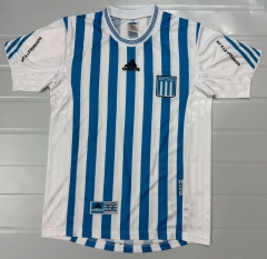 99/00 Retro Version Racing Club de Avellaneda Home Blue & White Thailand Soccer Jersey AAA-503