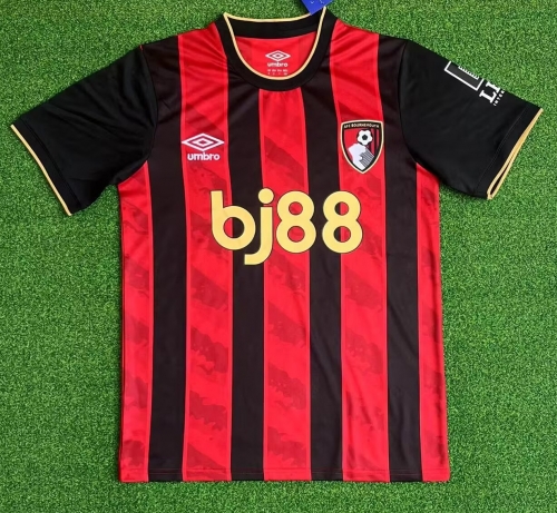2025/26 AFC Bournemouth Home Red & Black Thailand Soccer Jersey AAA-320/416