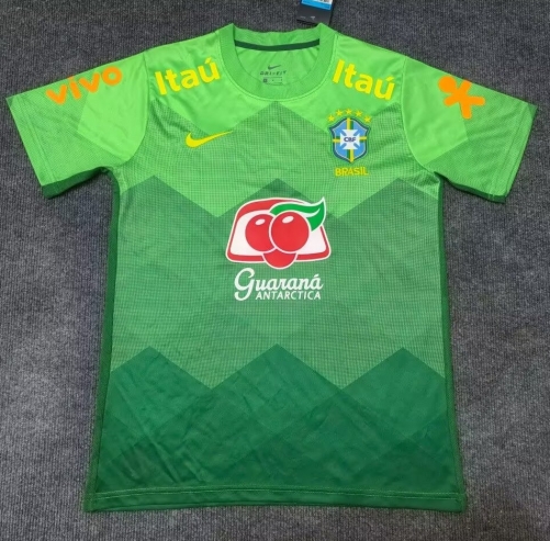 19-20 Retro Version Brazil Fruit Green Thailand Soccer Jersey AAA-312