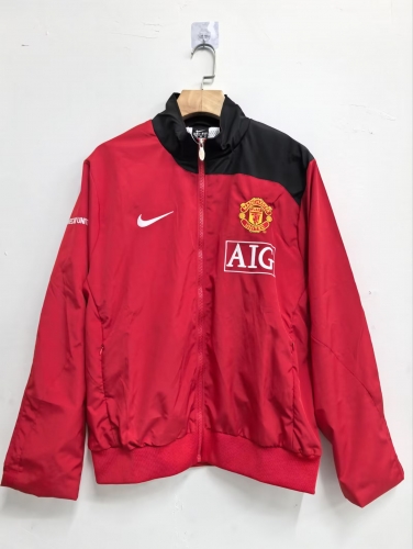 2025/26 Manchester United Red Windbreaker Hoodies-C1/503