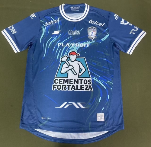 Player Version 2025/26 CF Pachuca Away Blue Thailand Soccer Jersey AAA-912