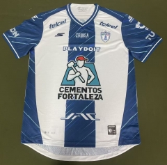 Player Version 2025/26 CF Pachuca Home Blue & White Thailand Soccer Jersey AAA-912