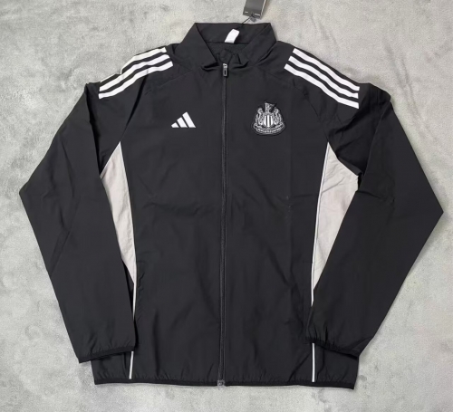 2025/26 Newcastle United Black Windbreaker -510