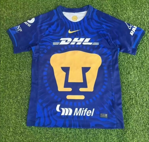 2025/26 Pumas UNAM Away Royal Blue Thailand Soccer Jersey AAA-07/47/416