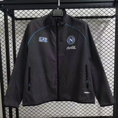 2025/26 Napoli Black Windbreaker Hoodies Top-47
