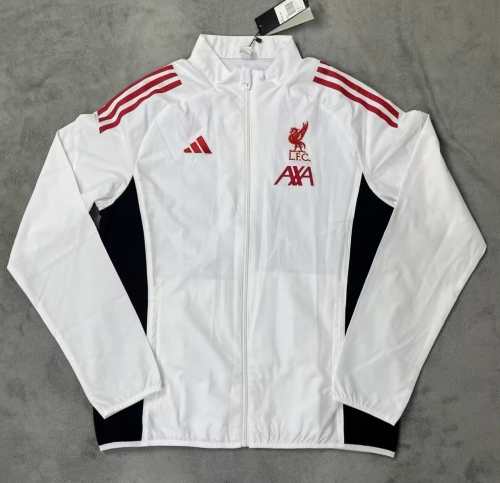 2025/26 Liverpool White Windbreaker -510
