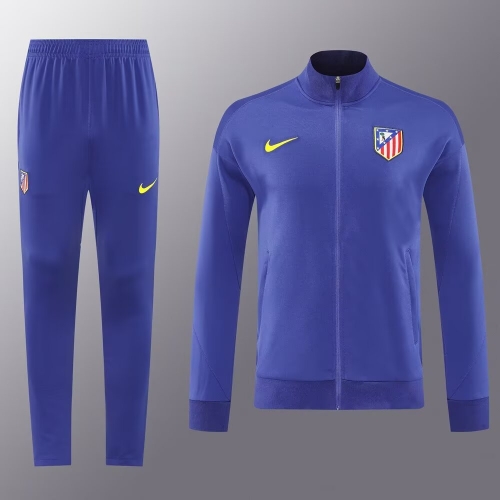 2025/26 #02 Atletico Madrid Purple Blue Thailand Soccer Jacket Uniform-LH