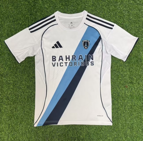 2025/26 Paris FC Away White Soccer Thailand Jersey AAA-312/416