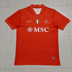 2025/26 Napoli Goalkeeper Red Thailand Soccer Jersey AAA-07