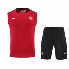 2025/26 CR Flamengo Red Thailand Soccer Training Vest Suit-418