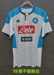 2019 Retro Version Napoli White Thailand Soccer Jersey AAA-709