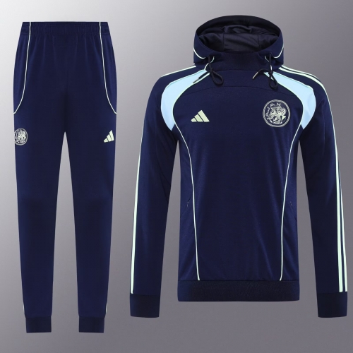 2025/26 Ajax Royal Blue Thailand Tracksuit Uniform With Hat-LH