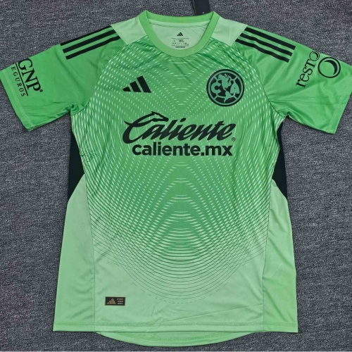 Player Version 2025/26 Club América Goalkeeper Green Thailand Soccer Jersey AAA-912