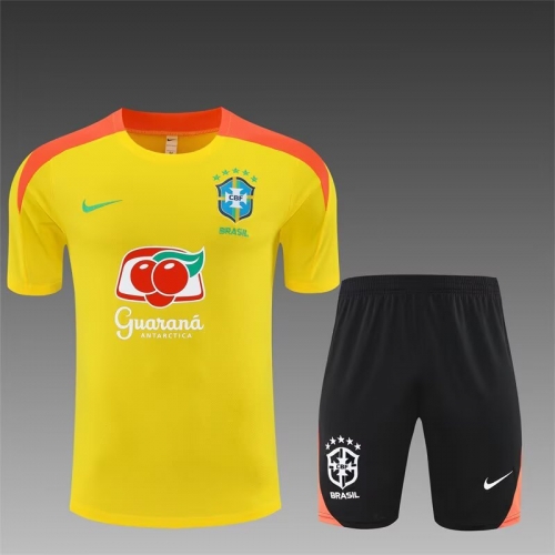 2025/26 Brazil Yellow Thailand Soccer Uniform-801/815