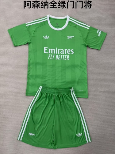 2025/26 Arsenal Goalkeeper Green Soccer Uniform-208